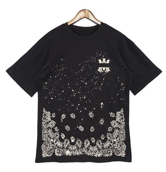 

mens womens designer t shirts fashion splash ink graffiti printed t-shirt men cotton casual tees short sleeve oversize hip hop streetwear ts, White;black
