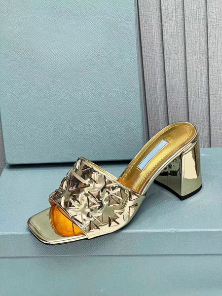 

studded metallic leather mules slides slippers these sandals with an elegant elegant studs shaped, Black