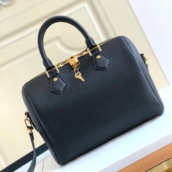 

10a delicate knockoff designer shoulder bag speedy bandouliere 25 25cm genuine leather handbag