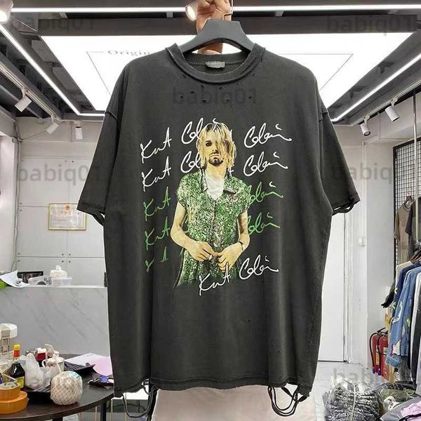 

men's t-shirts the print-destroying short-sleeved t-shirt guy t230321, White;black