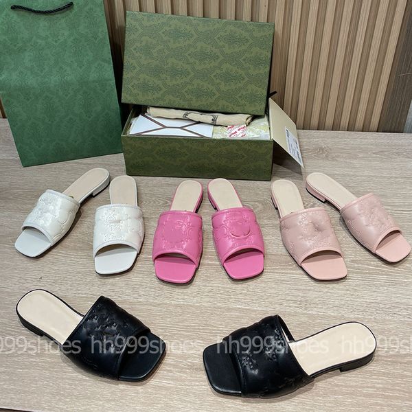 

canvas platform 2023 luxury brand slipper g slippers sandals est heels women shoes designer sandals heel height sandal flat slipper shoe 4 c, Black