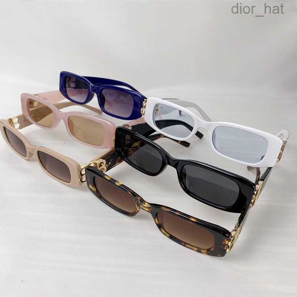 

Fashion top BB sunglasses letter b Sunglasses Fashion Small Rectangle Bb Women Men Brand Design Ladies Skinny Outdoor Shopping Shade Retro with original box