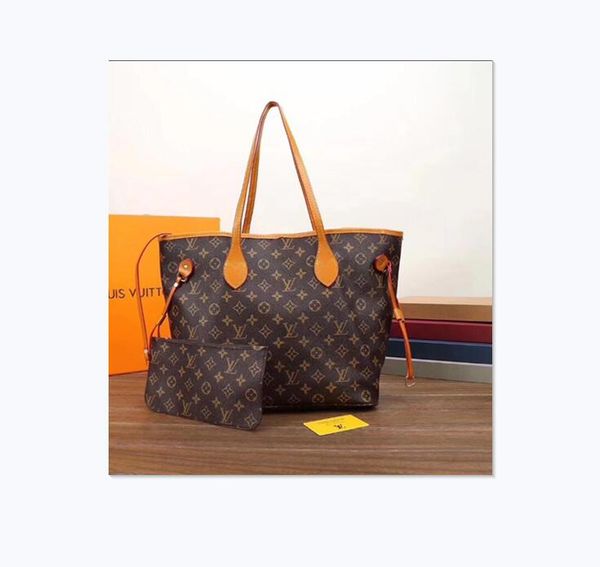 

designers leather handbags women shoulder bags with wallet female mother package composite bag purse lady totes 2pcs louise viuton guccie gg