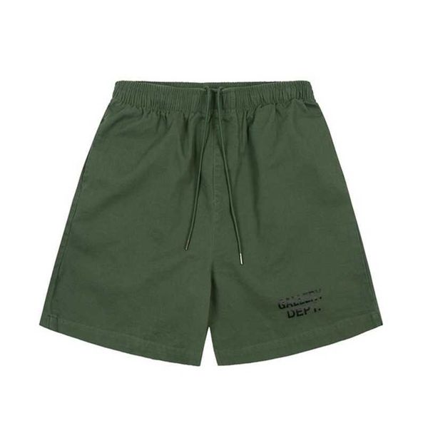 

shorts designer mens gallerydept dept retro military green loose casual beach pants american simple fashion shorts summer lovers 4m3i, White;black