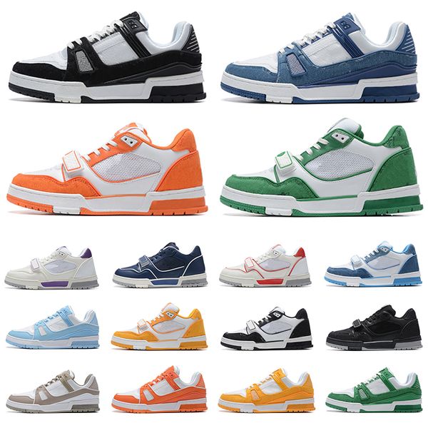 

2023 5a og designer men running causal shoes virgil calfskin leather abloh fashion woman leather lace up platform sole sneakers white black