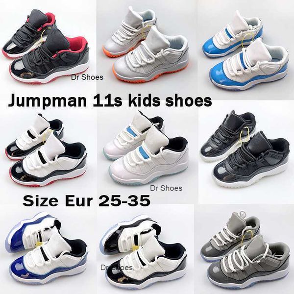 

designer children basketball kids shoes baby jumpman 11 11s xi cherry bred cool grey concord unc win like for toddler sneakers fashion, Black;white