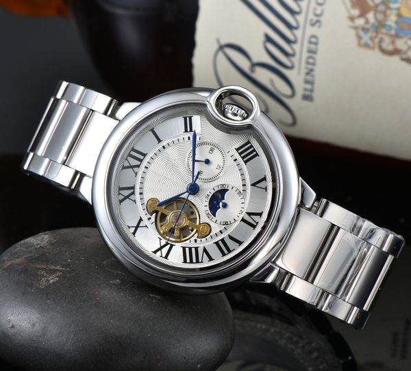 

2023 New Brand Original Business Men's Watch Classic Round Case Mechanical Watch Wristwatch ClockRecommended Watchwa Watch q55, 02