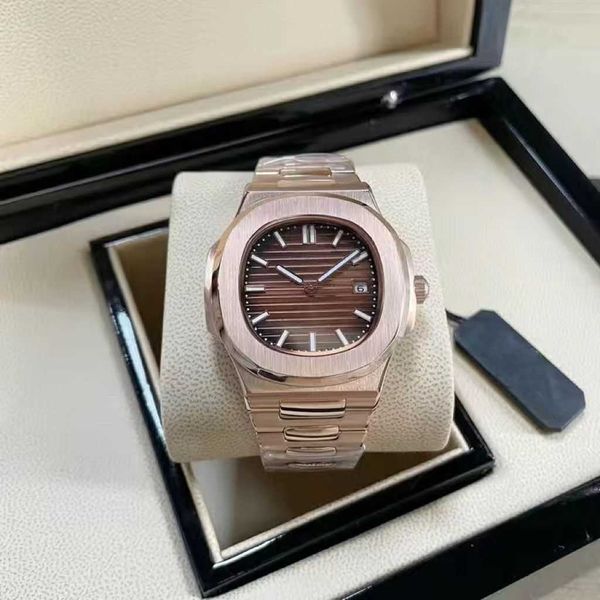 

women watch luxury sports mechanical square men full-automatic nautilus petaks philipees classic swiss series men's steel band waterpro, Slivery;black