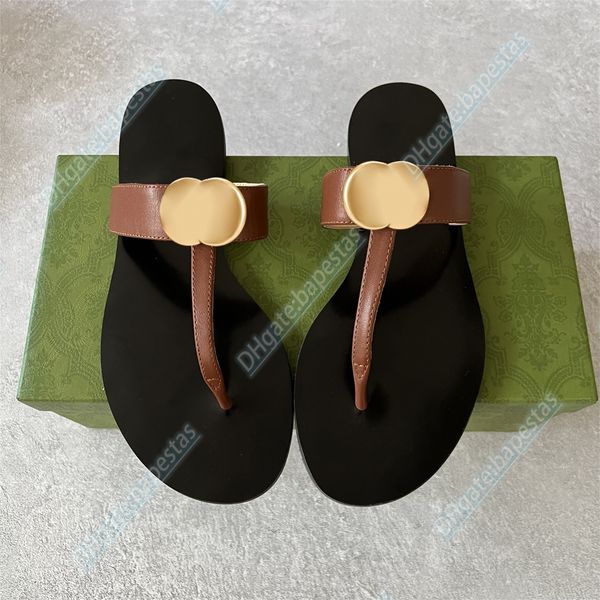 

luxury designer guccie for women slipper thong summer classic men black outdoor beach sandals pvc rubber sole leather flip flops