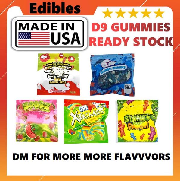

usa made d8 /thco edible gummies with bag packaging in stock in usa warehouse