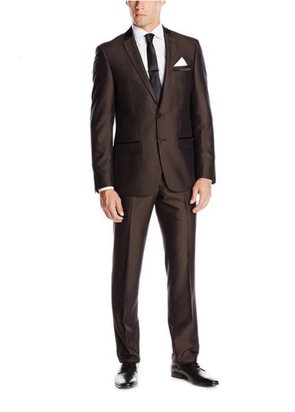 

men's suits blazers simple suits men dark brown wedding suits grooms tuxedos mens suits fit groomsmen suits jacketpant 230322, White;black