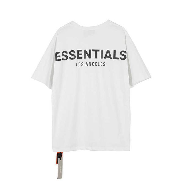 

essentialls t shirt for men women sport tshirt los angeles reflective short sleeve, White;black