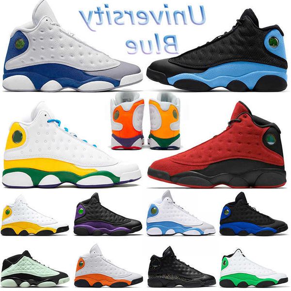 

with 2022 socks jumpman 13 13s men low basketball shoes hyper royal court purple black cat red flint del sol university brave french blue