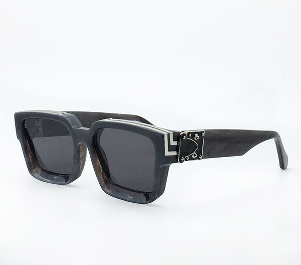 

96006 millionaire sunglasses for men women square vintage classic fashion avant-garde style millionaires 1165 glasses anti-ultraviolet come, White;black