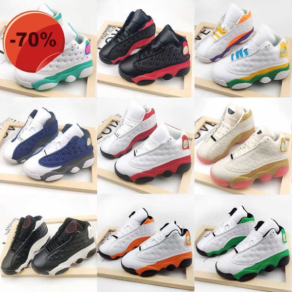 

13 jumpman xiii basketball shoes 13s kids toddler youth sneakers playground flint ps blue grey preschool bred 12 12s sneaker trainers size