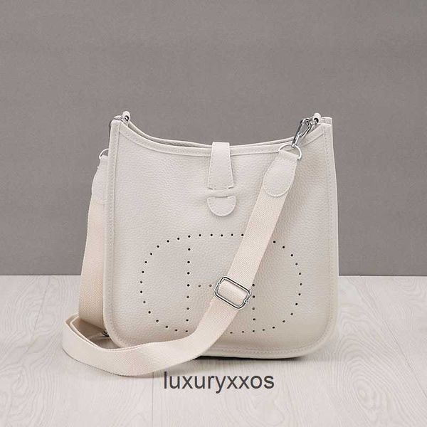 

bag single hollowed-out bags 2023 casual evelynes messenger tote women's leather shoulder cowhide fashion evelyn ylpv