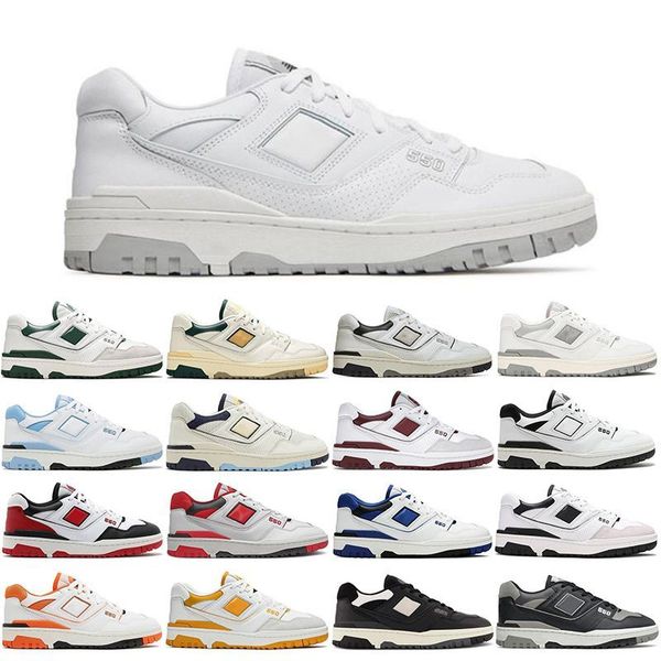 

new ballence classic running shoes nb new n550 white green au lait auralee natural green rich paul sea salt black oreo unc panda bb 550 krg