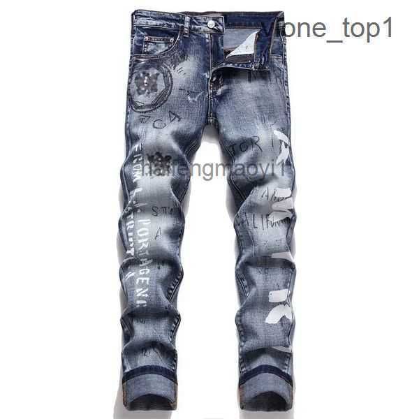 

jeans varsity men european jean hombre letter star skinny embroidery patchwork ripped s trend brand motorcycle pant 7 rg0n, Blue