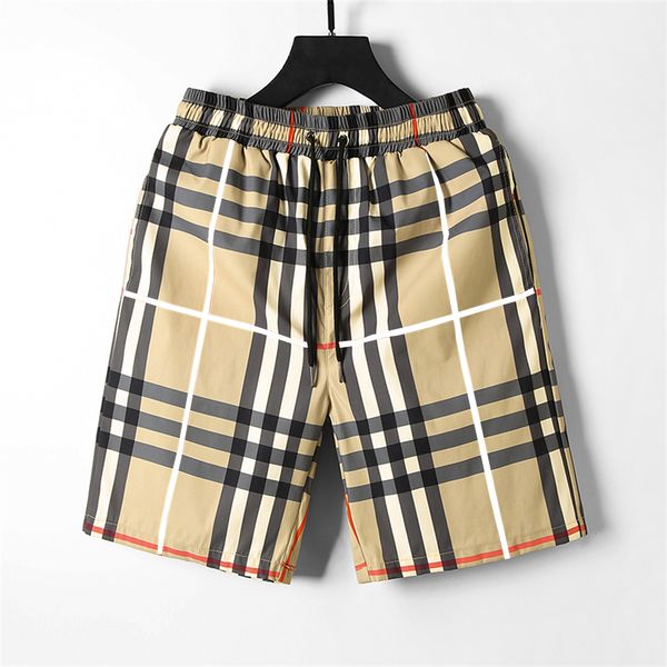 

designer men's shorts women's shorts plaid stripe luxury brand summer fashion street style quick-drying swimsuit printed board bea, White;black