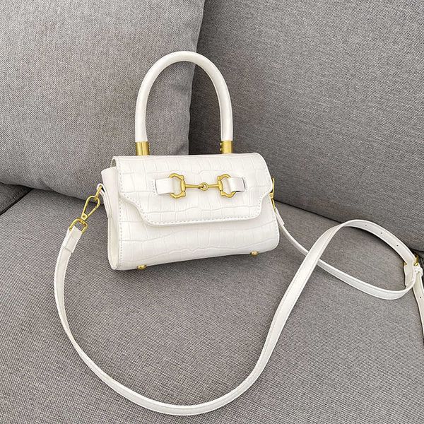 

purses early spring new high grade crocodile pattern handheld one shoulder crossbody simple fashion small personality women's bag