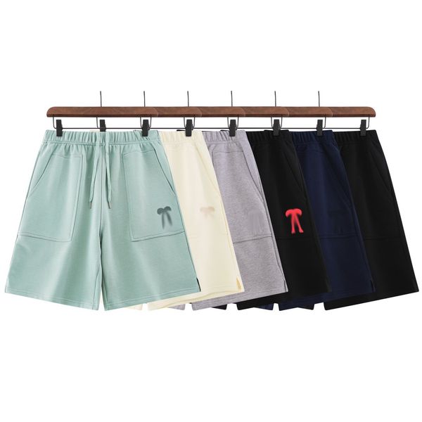 

mens shorts pants embroidered love capris cotton terry letter casual shorts, White;black