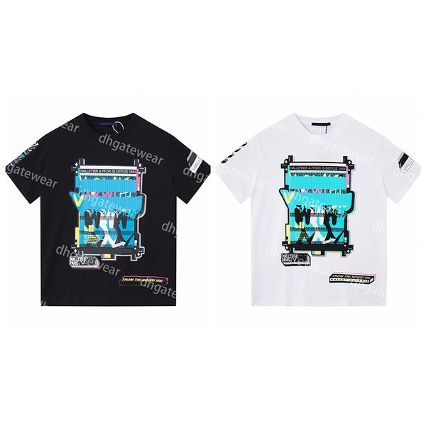 

spring summer tees man designer t shirt hip hop street short sleeve casual breathable t-shirt fashion rapper shirt, Black;green