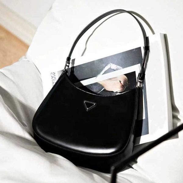 

purses armpit bag new women's shiny cowhide shoulder ancient stick portable half moon saddle clearance sale