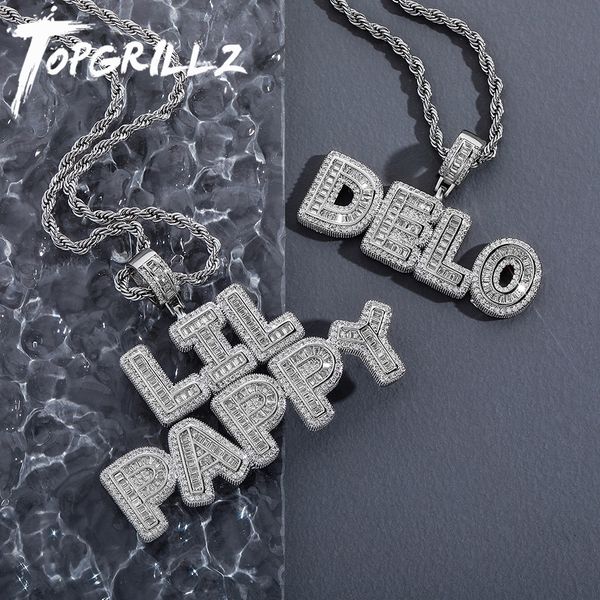 

pendant necklaces rillz custom name necklace 230321, Silver
