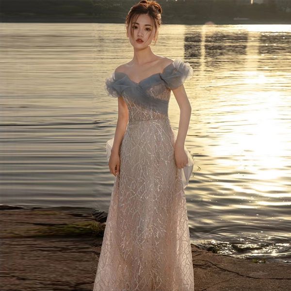 

silver mermaid prom dresses sweetheart off shoulder a-line sequins elegant beading sleeveless trail formal party evening gowns, Black