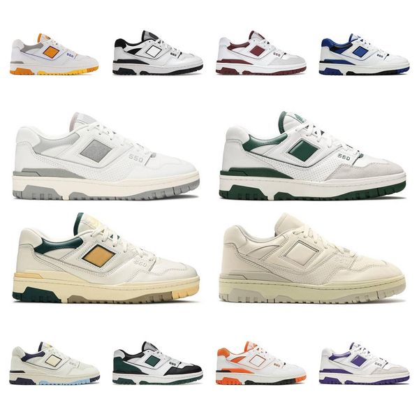 

selling 550 b550 mens women casual shoes sneaker rich paul panda white green red auralee sea salt burgundy boston varsity gold black grey un