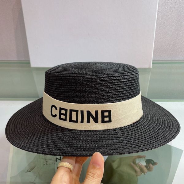 

outdoor hats others apparel holiday travel designer cap leisure straw hats summer sun proof classic solid casquette wide brim accessories pl, Black;white
