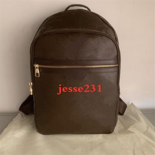 

classic fashion duffel bags pu leather women and men bag school bags backpack style travel bag3385