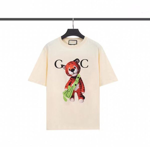 

men's t-shirts designer tees short sleeves luxury cloths summer leisure undershirt breathable printed coats high-quality clothing whole, White;black