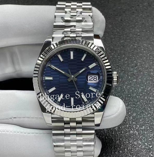 

41mm watches men automatic cal.3235 clean watch men's pit pattern green blue jubilee bracelet 904l steel wimbledon cleanf 72 hours powe