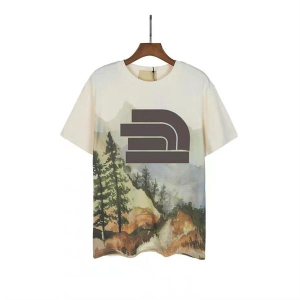 

summer men's fashion print fashion men's t-shirt, White;black