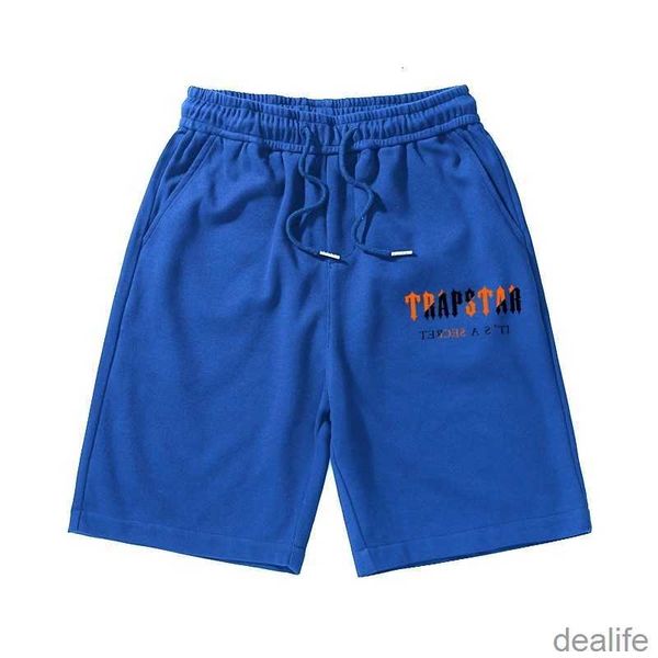 

summer shorts men trapstar basic baseball world five-point board fitness sports workout beach short pants 2023 hmim, White;black