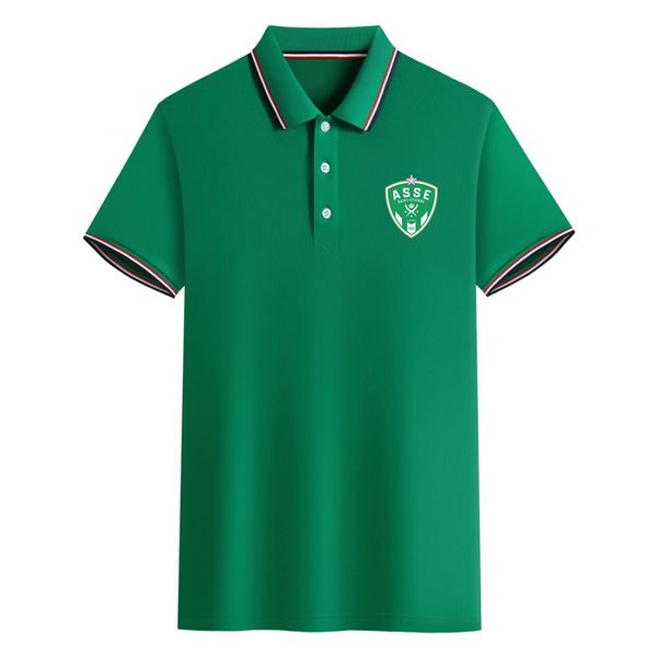 

as saint-etienne mens polos sports soccer polo shirts men short sleeve football training poloshirts summer fashion casual business asian si, White;black