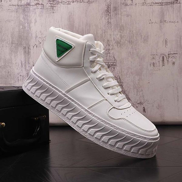 

summer men's thin tide shoes breathable men's tide sneakers running shoes heighten shoes youth shoes, Black