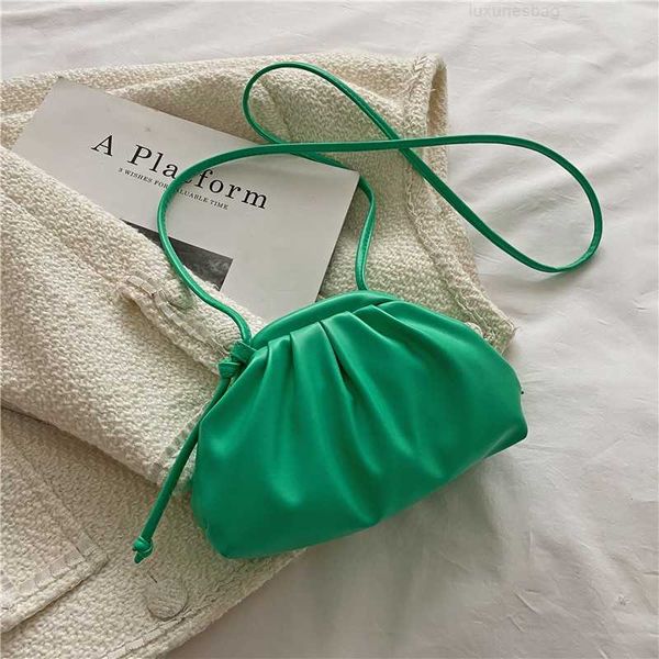 

botega venates jodie mini teen intrecciato pouch french small women's fashion advanced sense crossbody simple pleated cloud bag 1jqx