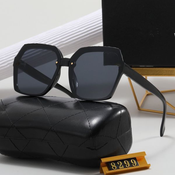 

2023 new women's fashion polarized high-grade luxury large framed sunglasses large framed fashion sunglasses for men and women, White;black