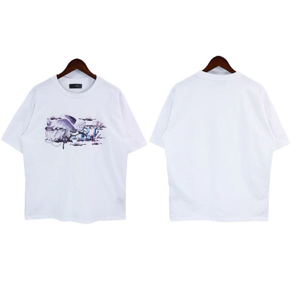

t-shirt summer printed loose dry short sleeve cotton m0y0, White;black