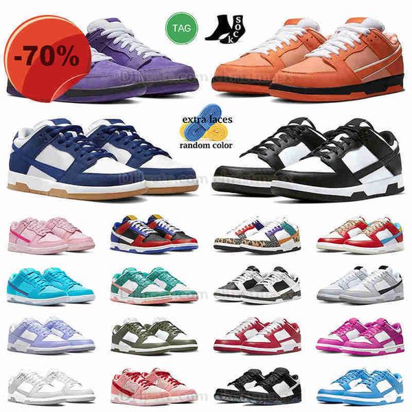 

low dunks mens womens designer shoes 2023 us orange purple lobster triple pink black and white panda unc fog grey la dodgers size 13 mens