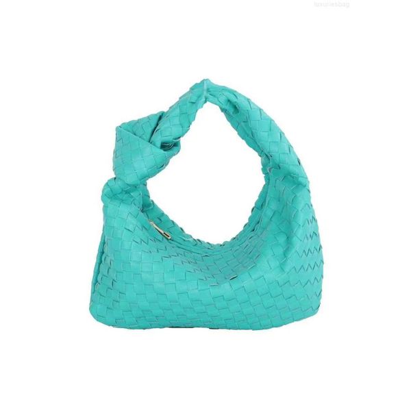 

botega venates jodie mini teen intrecciato pouch women's handheld cloud material hand woven pleated soft leather casual bag rydn