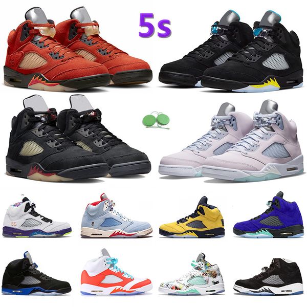 

basketball shoes 5 5s men women sneakers university blue anthracite easter oregon ducks sail oreo white cement concord wings green bean trai