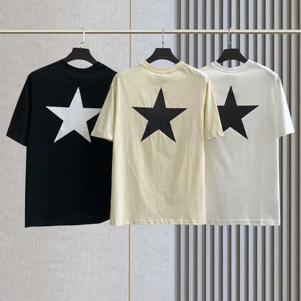

essentialls t shirt for men women fg sport tshirt star fashion brand loose fashion short sleeve men and women couples, White;black