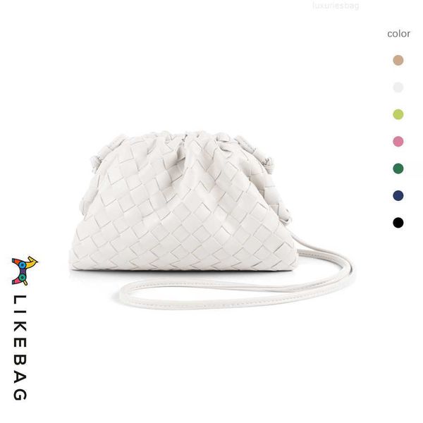 

botega venates jodie mini teen intrecciato pouch fashion women's small crowd design woven cloud netred fashion oneshoulder crossarm dum