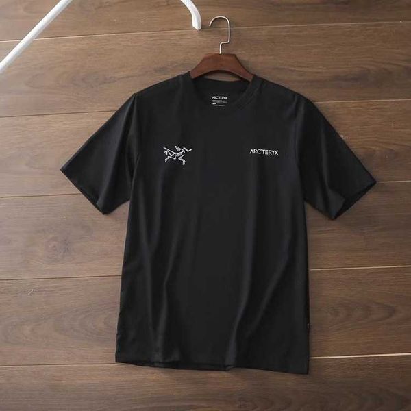 

arc'teryss t shirt arc men s tee new soft skin-friendly comfortable breathable men's round neck short sleeve stamping 6sa3, White;black