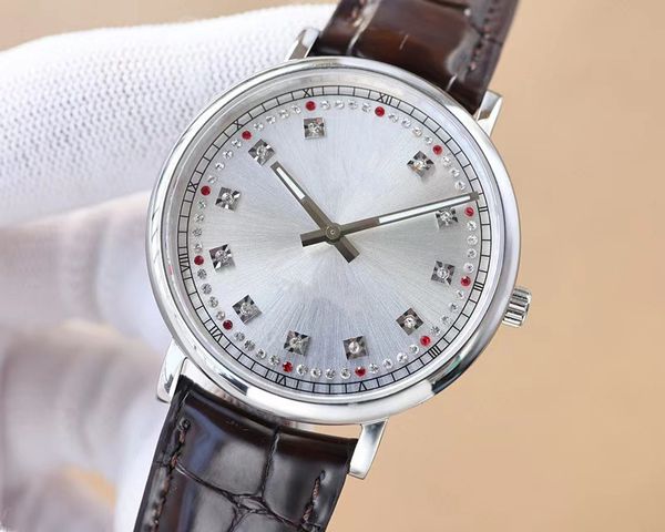 

2023 new limited edition high-end men's wristwatch 40mm sapphire 316 precision steel original 1600 mechanical movement, Slivery;brown