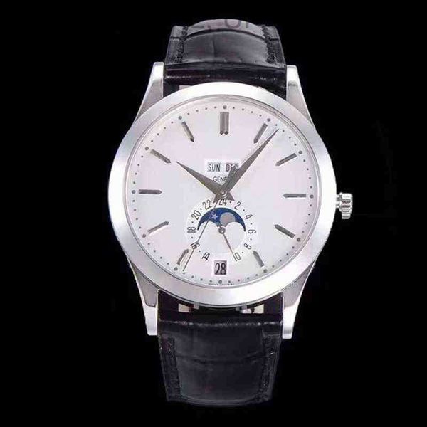 

automatic baida complex function timing men's multifunctional 5396 series brand mechanical watch odha, Slivery;brown
