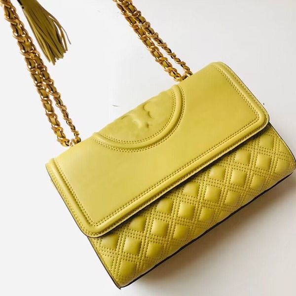 

women flap crossbody bag genuine leather chain tassel handbag